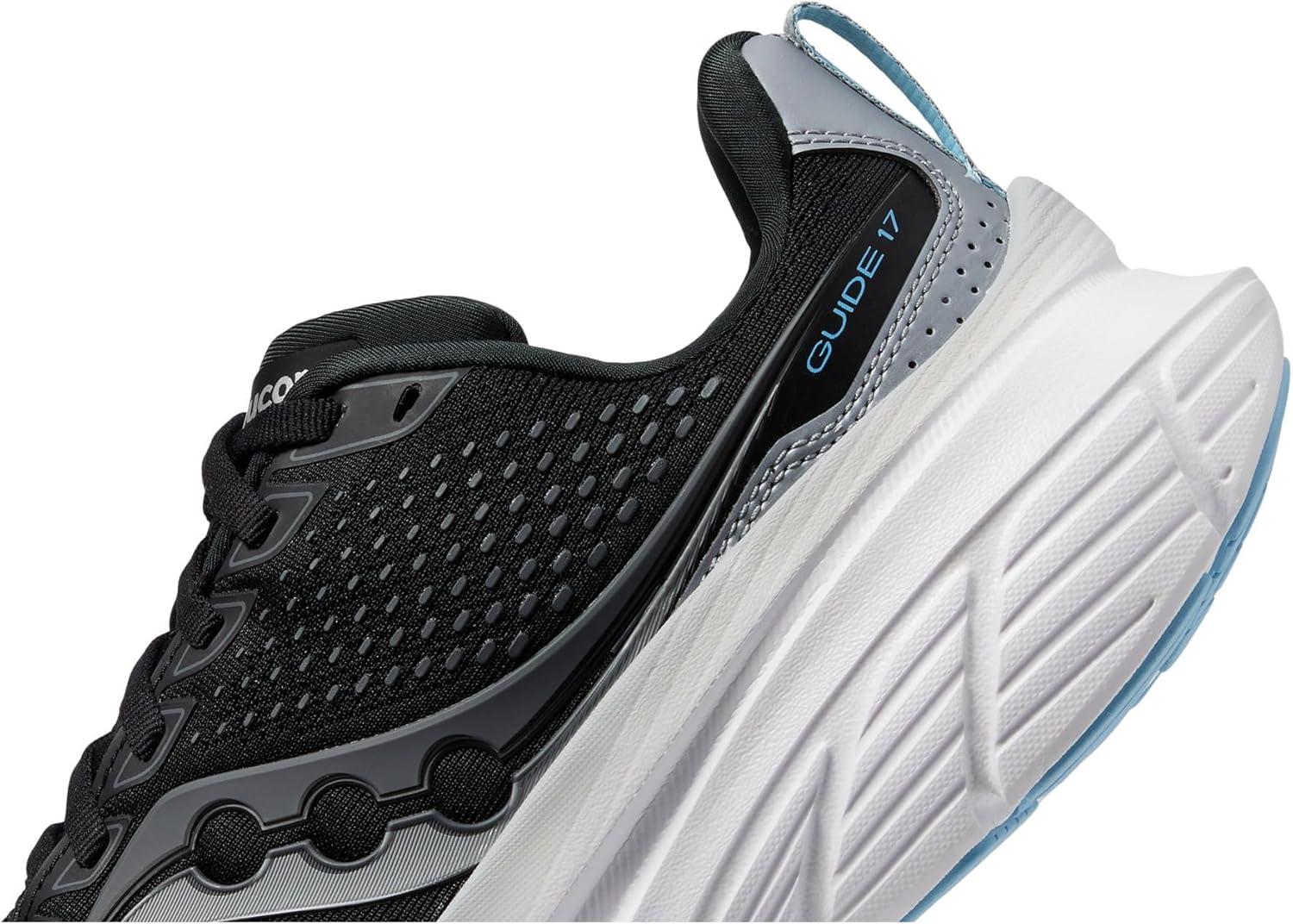 image:imageSaucony Womens Guide 17 Running SneakersBlackFog