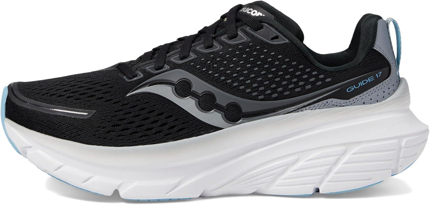image:imageSaucony Womens Guide 17 Running SneakersBlackFog
