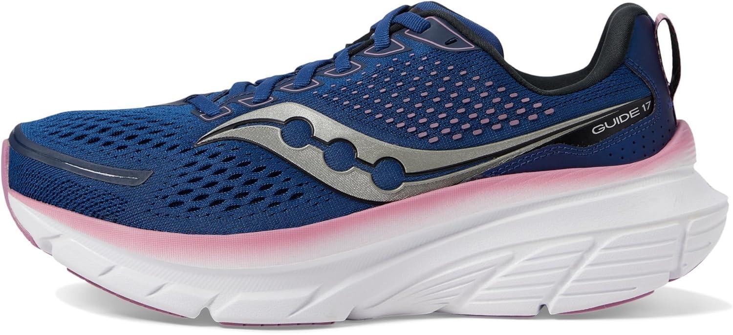 image:imageSaucony Womens Guide 17 Running SneakersNavyOrchid