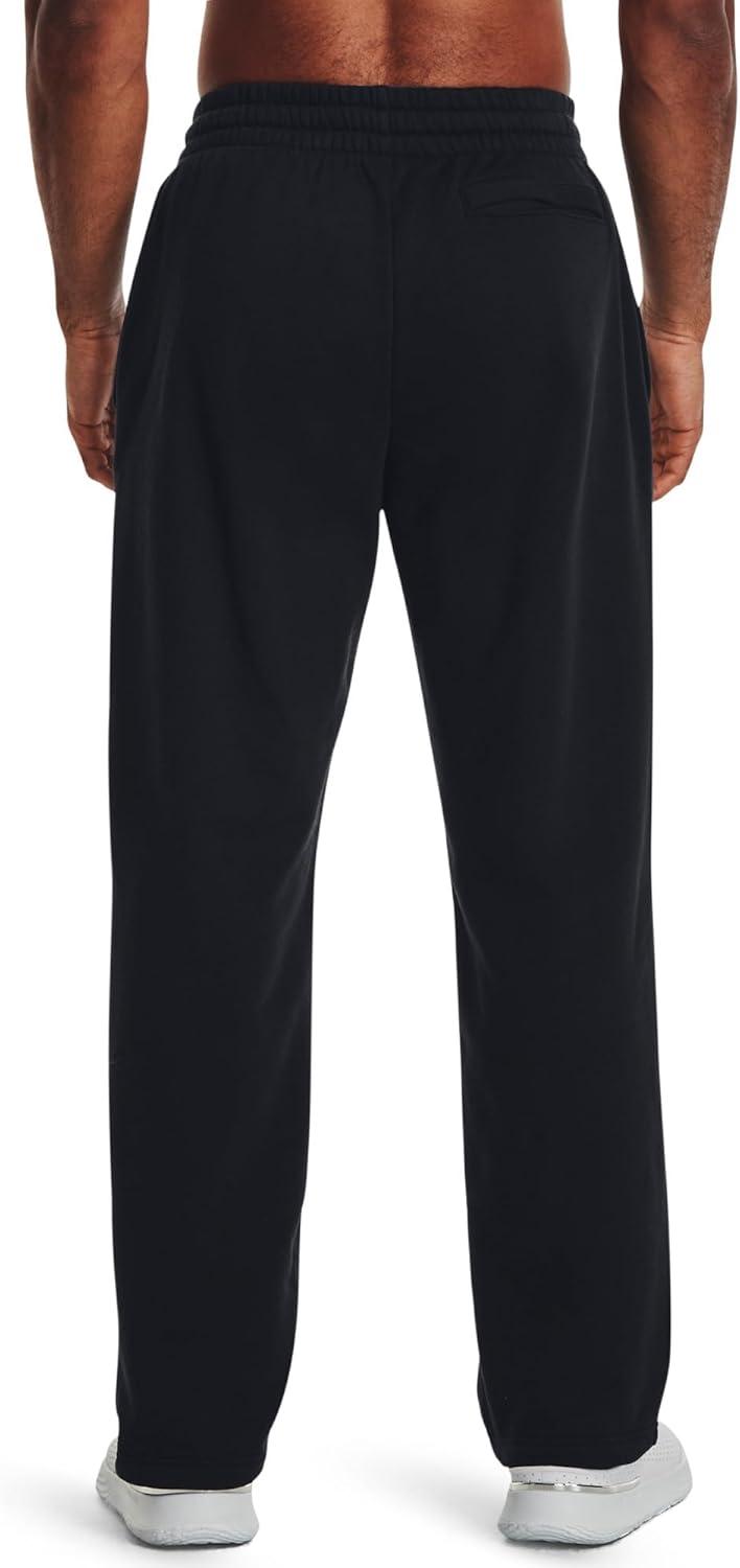 image:imageUnder Armour Mens Rival Fleece Pants001 Black White