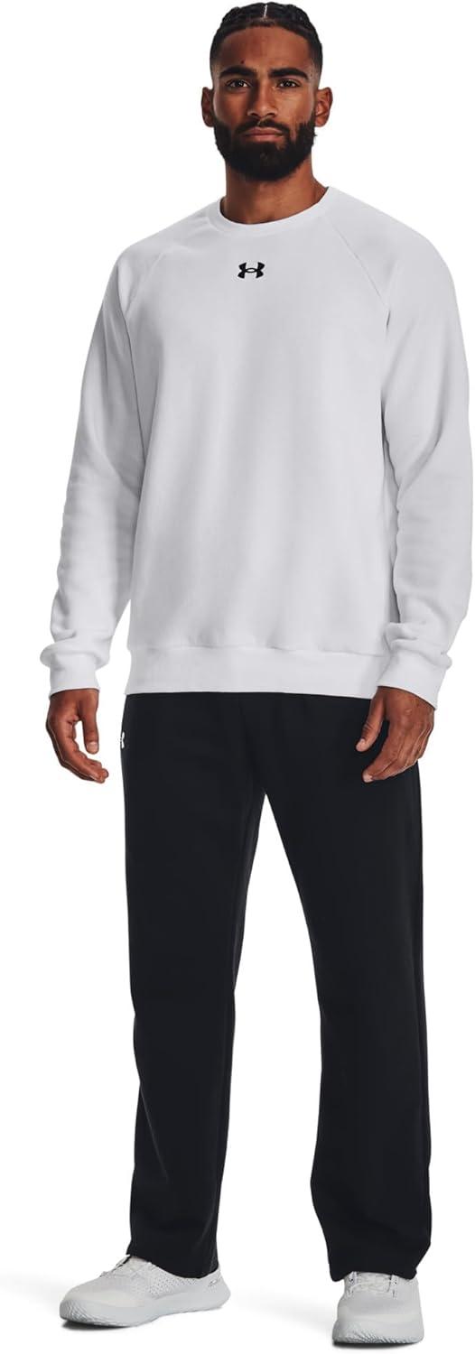 image:imageUnder Armour Mens Rival Fleece Pants001 Black White