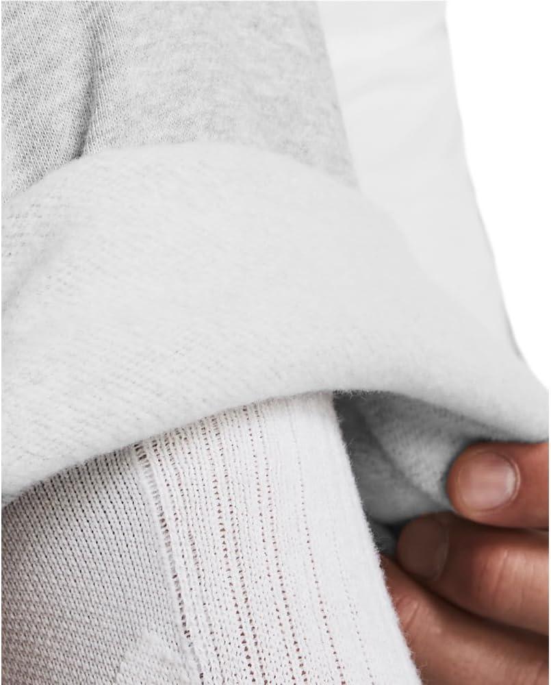 image:imageUnder Armour Mens Rival Fleece Pants011 Mod Gray Light Heather White