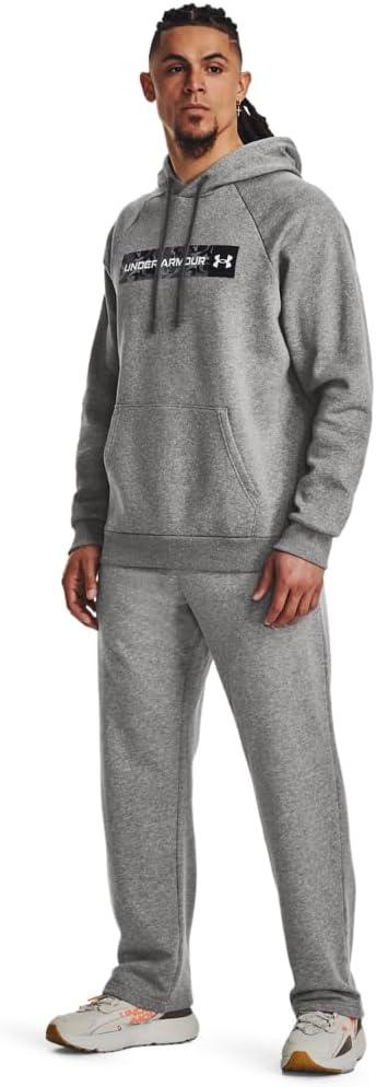 image:imageUnder Armour Mens Rival Fleece Pants025 Castlerock Light Heather White