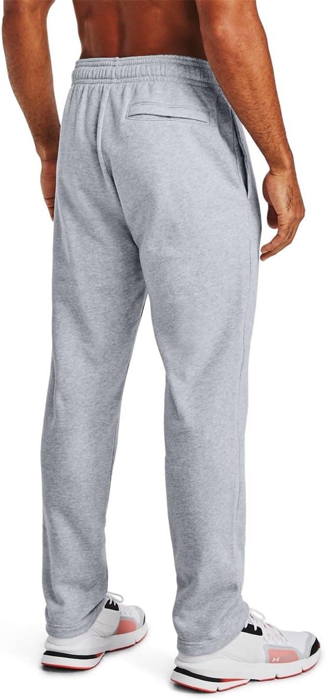 image:imageUnder Armour Mens Rival Fleece PantsMod Gray Light Heather 011Onyx White