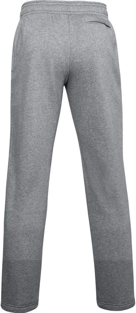 image:imageUnder Armour Mens Rival Fleece PantsPitch Gray Light Heather 012Onyx White