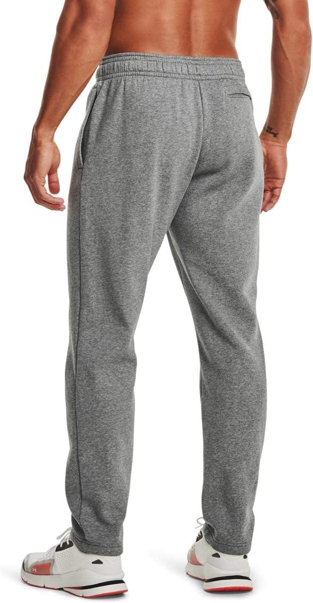 image:imageUnder Armour Mens Rival Fleece PantsPitch Gray Light Heather 012Onyx White