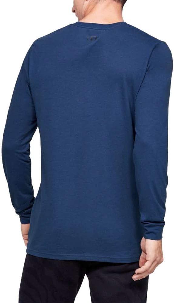 image:imageUnder Armour Mens Sportstyle Left Chest LongSleeve TShirtAmerican Blue 449Black