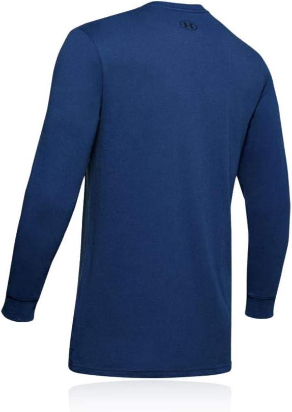 image:imageUnder Armour Mens Sportstyle Left Chest LongSleeve TShirtAmerican Blue 449Black