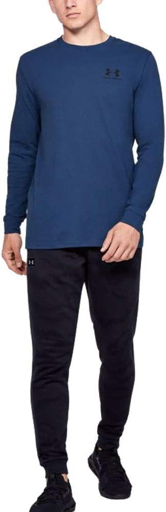 image:imageUnder Armour Mens Sportstyle Left Chest LongSleeve TShirtAmerican Blue 449Black