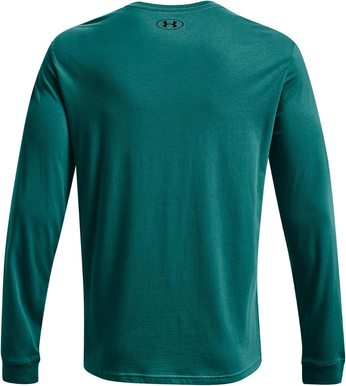 image:imageUnder Armour Mens Sportstyle Left Chest LongSleeve TShirtCerulean 452Black