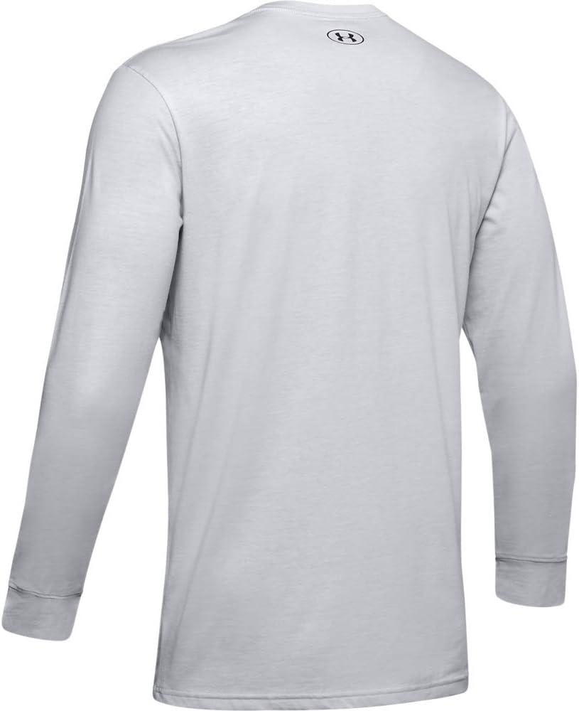 image:imageUnder Armour Mens Sportstyle Left Chest LongSleeve TShirtHalo Gray 014Black