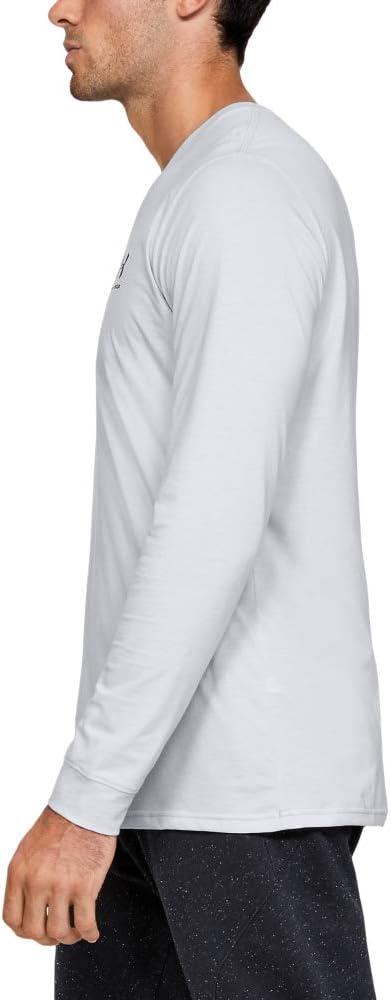 image:imageUnder Armour Mens Sportstyle Left Chest LongSleeve TShirtHalo Gray 014Black