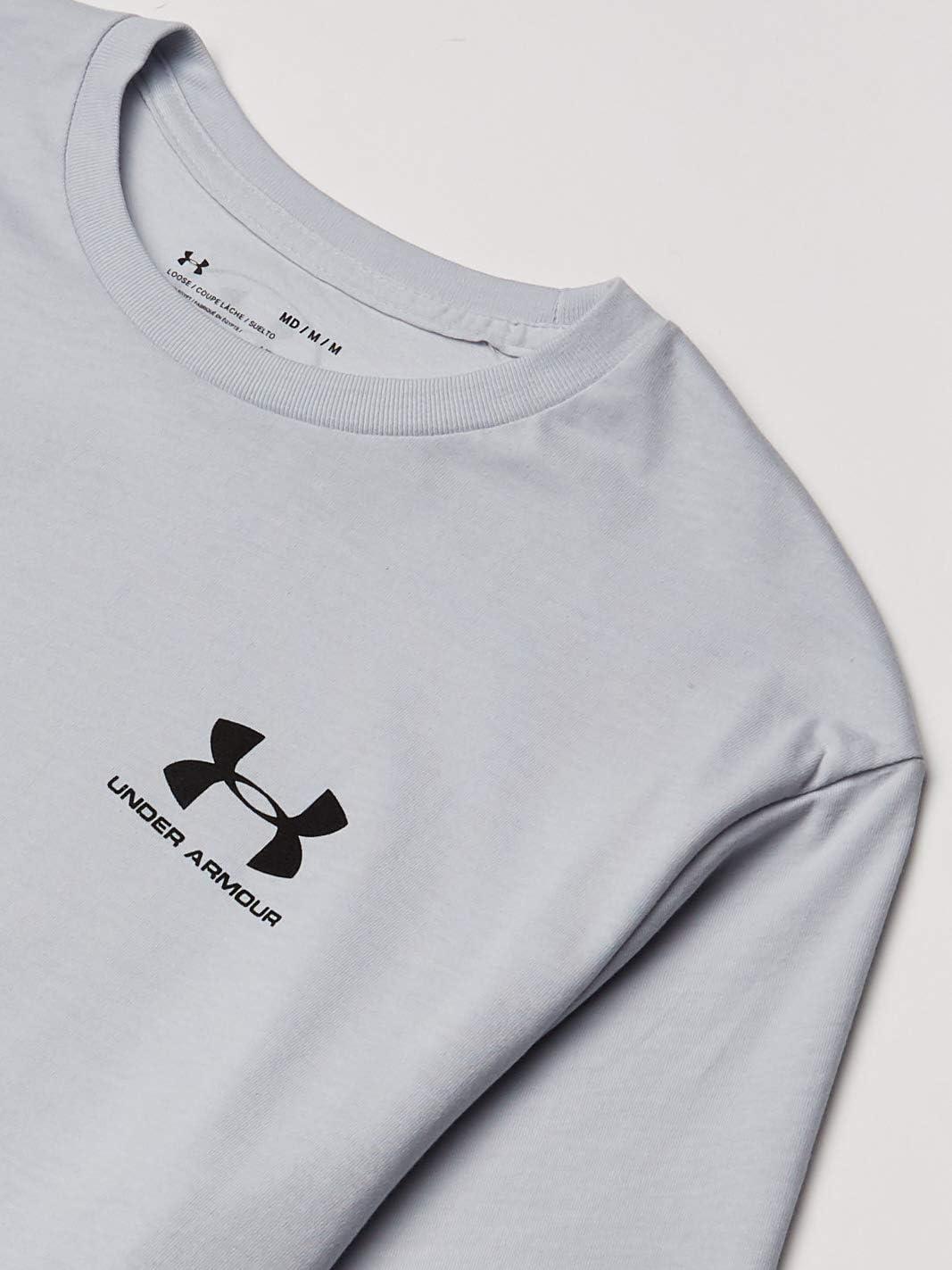 image:imageUnder Armour Mens Sportstyle Left Chest LongSleeve TShirtHalo Gray 014Black