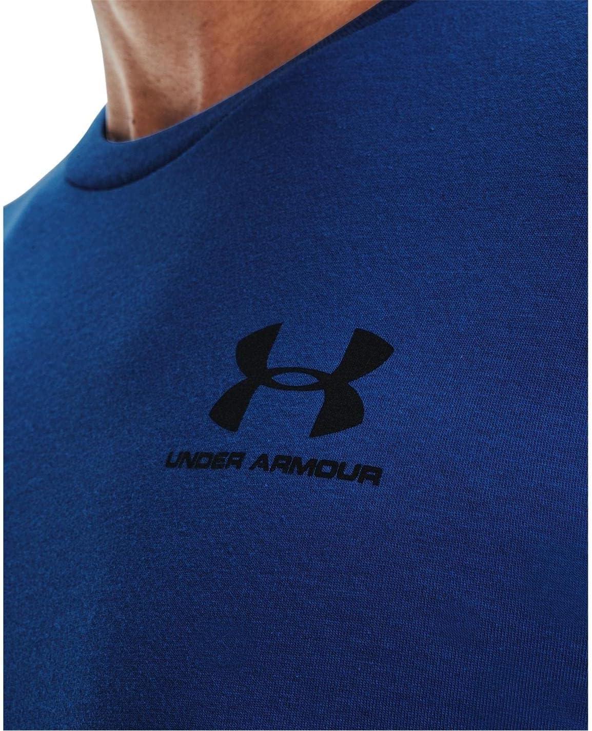 image:imageUnder Armour Mens Sportstyle Left Chest LongSleeve TShirtTech Blue 432Black