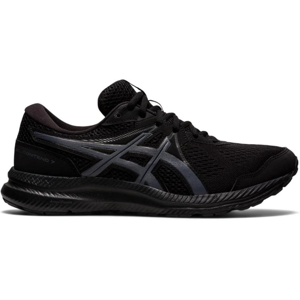 image:imageASICS Mens GelContend 7 Running ShoeBlackCarrier Grey