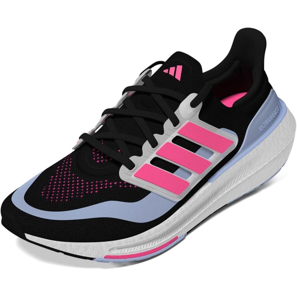 image:imageAdidas Womens Ultraboost Light Running ShoesSneakerBlackLucid PinkBlue Dawn