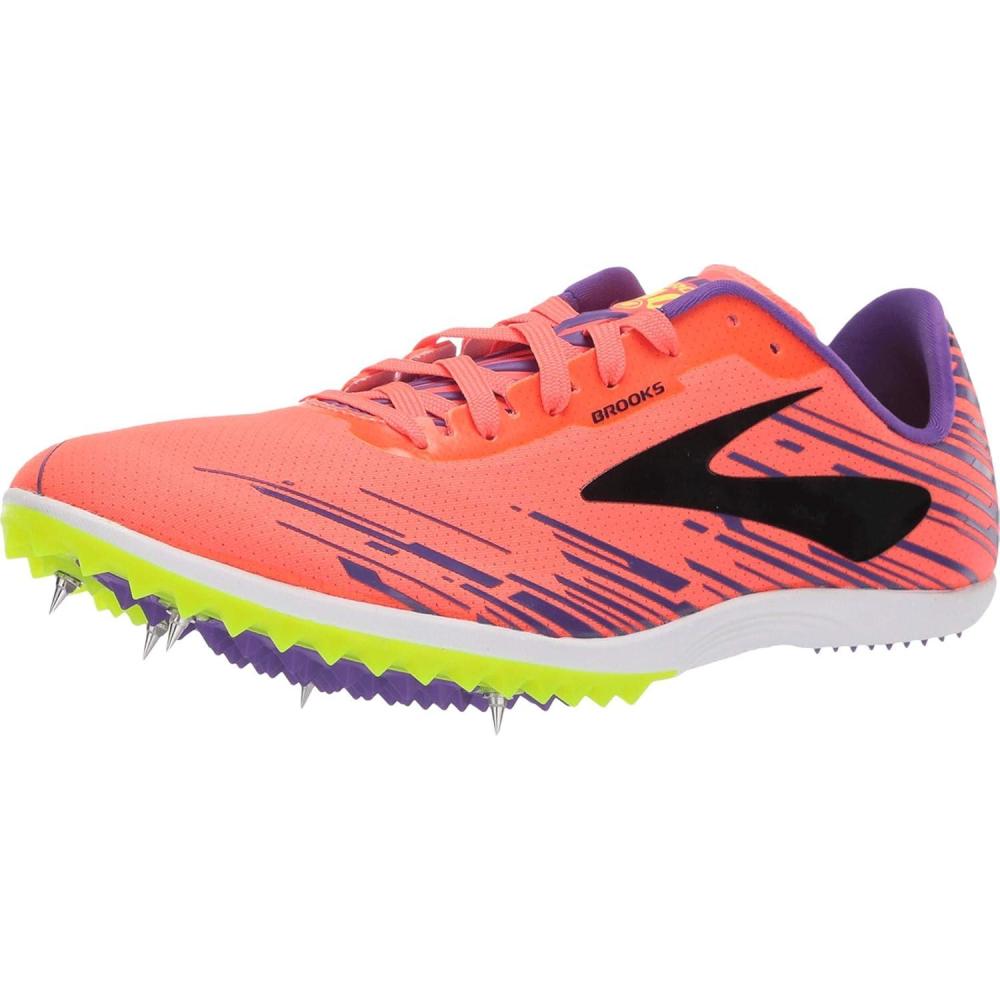 image:imageBrooks Womens Mach 18 Running ShoeFiery CoralElectric PurpleBlack