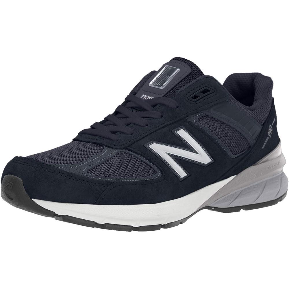 image:imageNew Balance Mens 990 V5 Running ShoesNavySilver