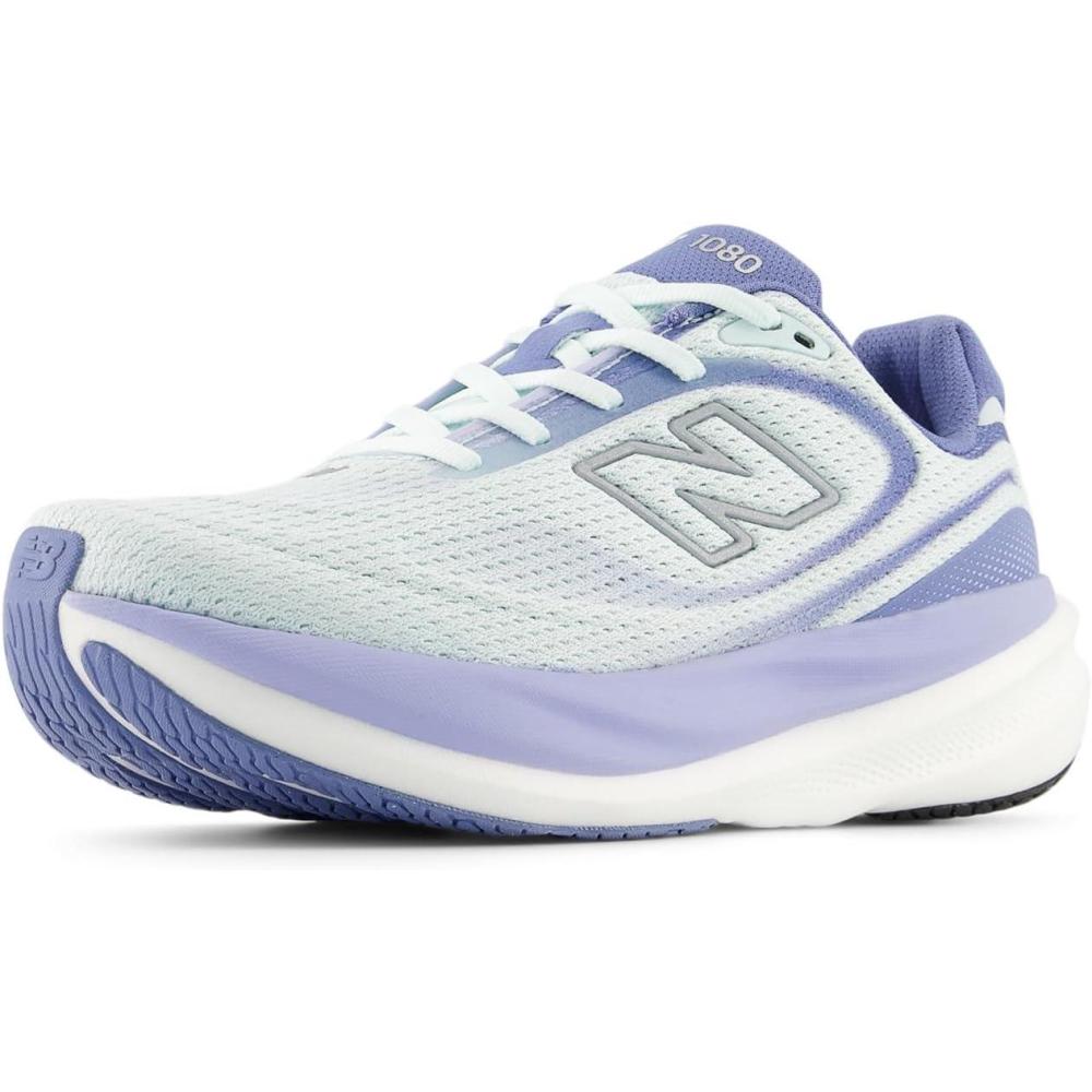 image:imageNew Balance Womens 1080 V15 Running ShoeGlint BlueSilver Metallic