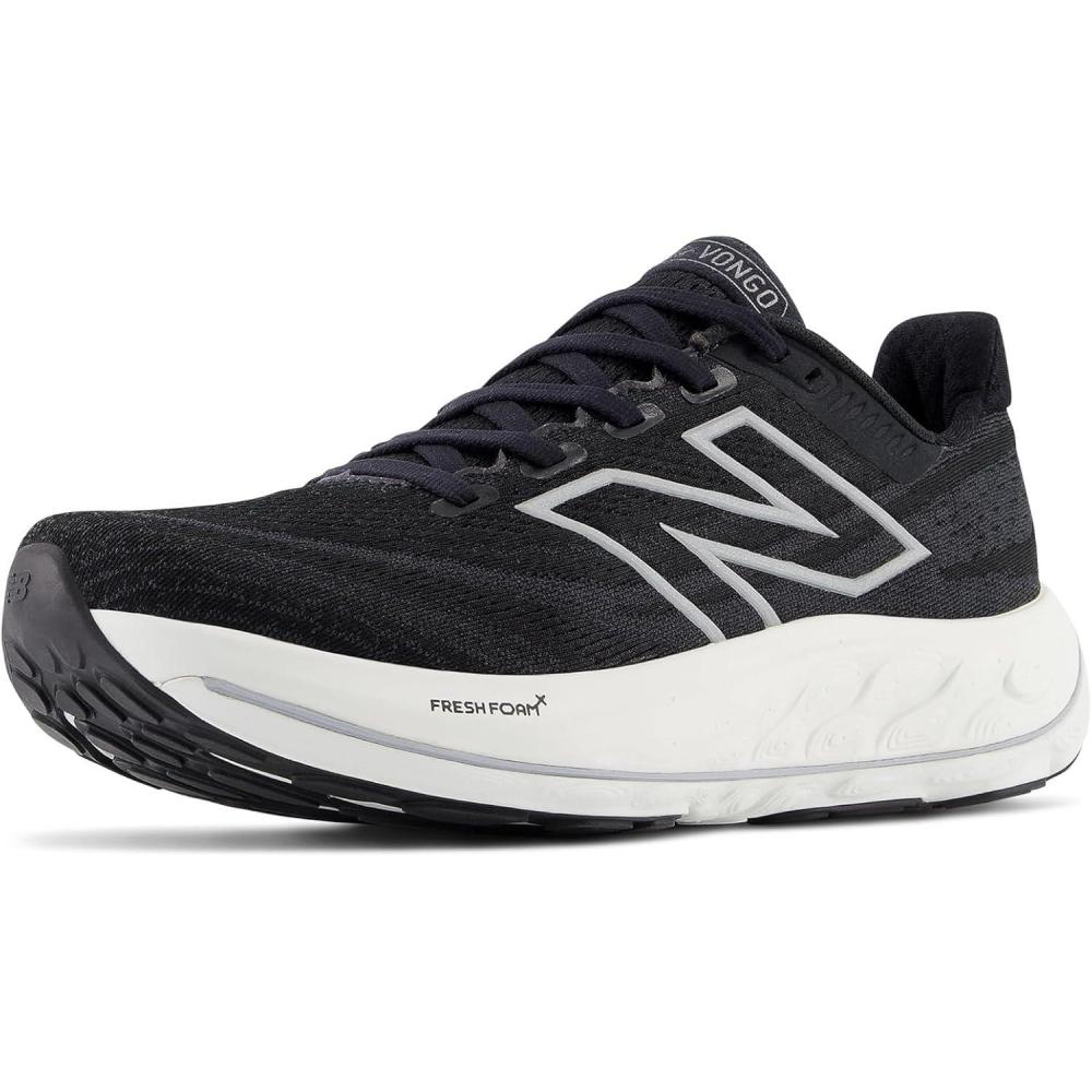 image:imageNew Balance Womens Fresh Foam X Vongo V6 Running ShoeBlackWhite