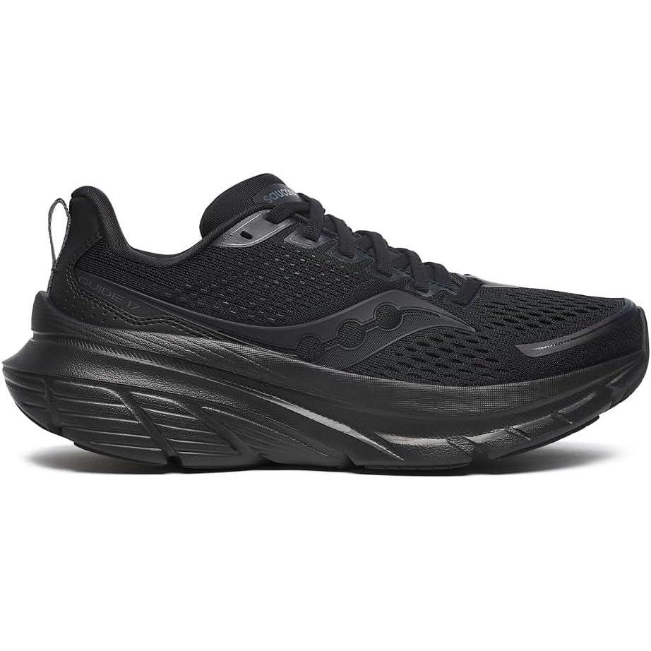image:imageSaucony Womens Guide 17 Running SneakersBlackBlack