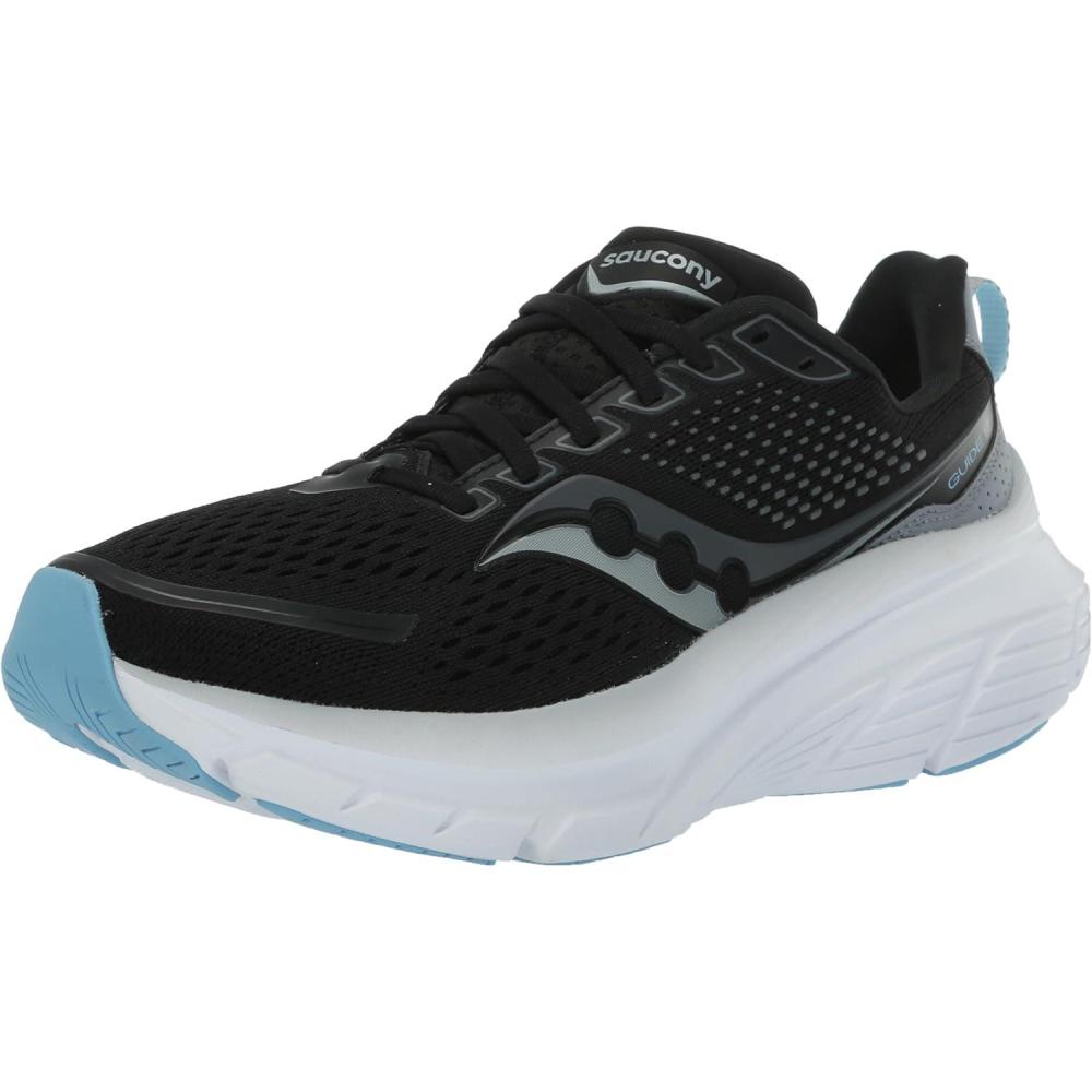 image:imageSaucony Womens Guide 17 Running SneakersBlackFog