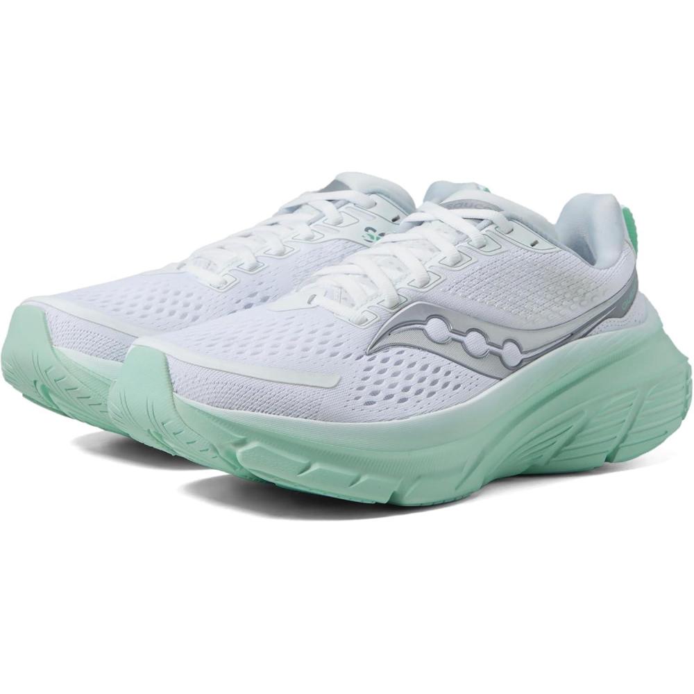 image:imageSaucony Womens Guide 17 Running SneakersWhiteJade