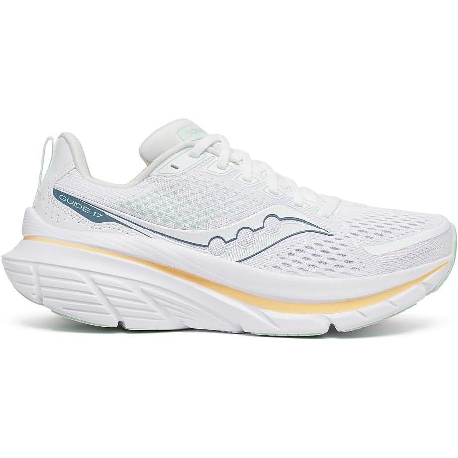 image:imageSaucony Womens Guide 17 Running SneakersWhitePeel