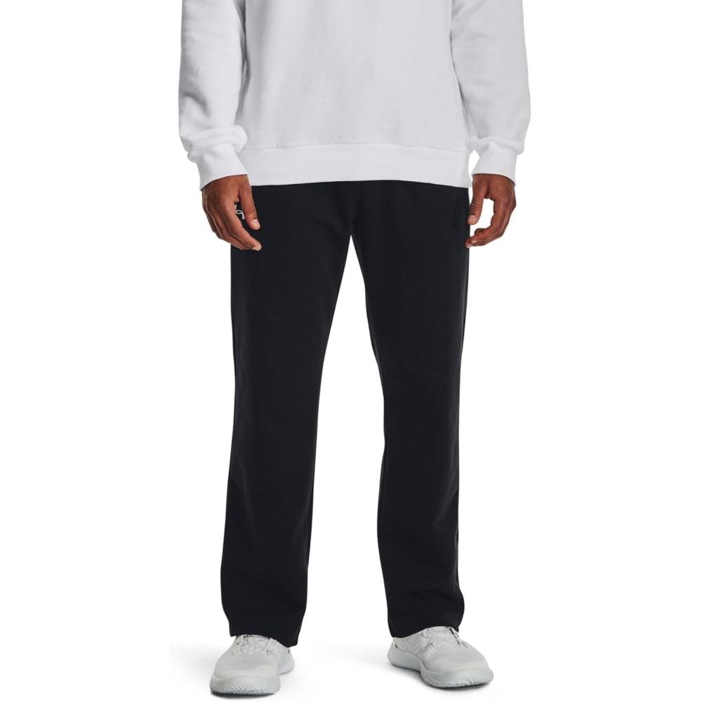 image:imageUnder Armour Mens Rival Fleece Pants001 Black White