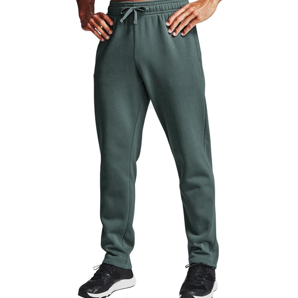 image:imageUnder Armour Mens Rival Fleece PantsLichen Blue 424Onyx White