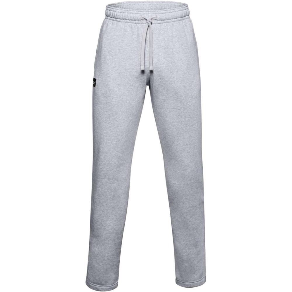 image:imageUnder Armour Mens Rival Fleece PantsMod Gray Light Heather 011Onyx White