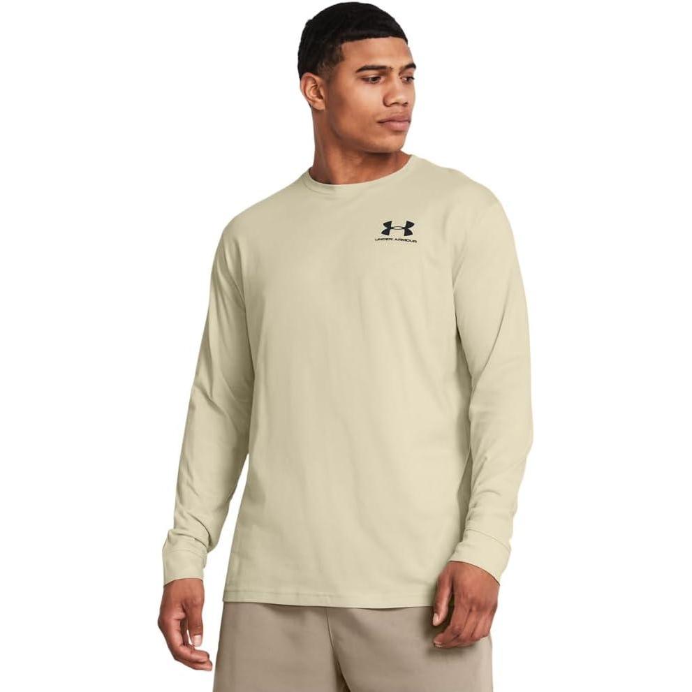 image:imageUnder Armour Mens Sportstyle Left Chest LongSleeve TShirt273 Silt   Black