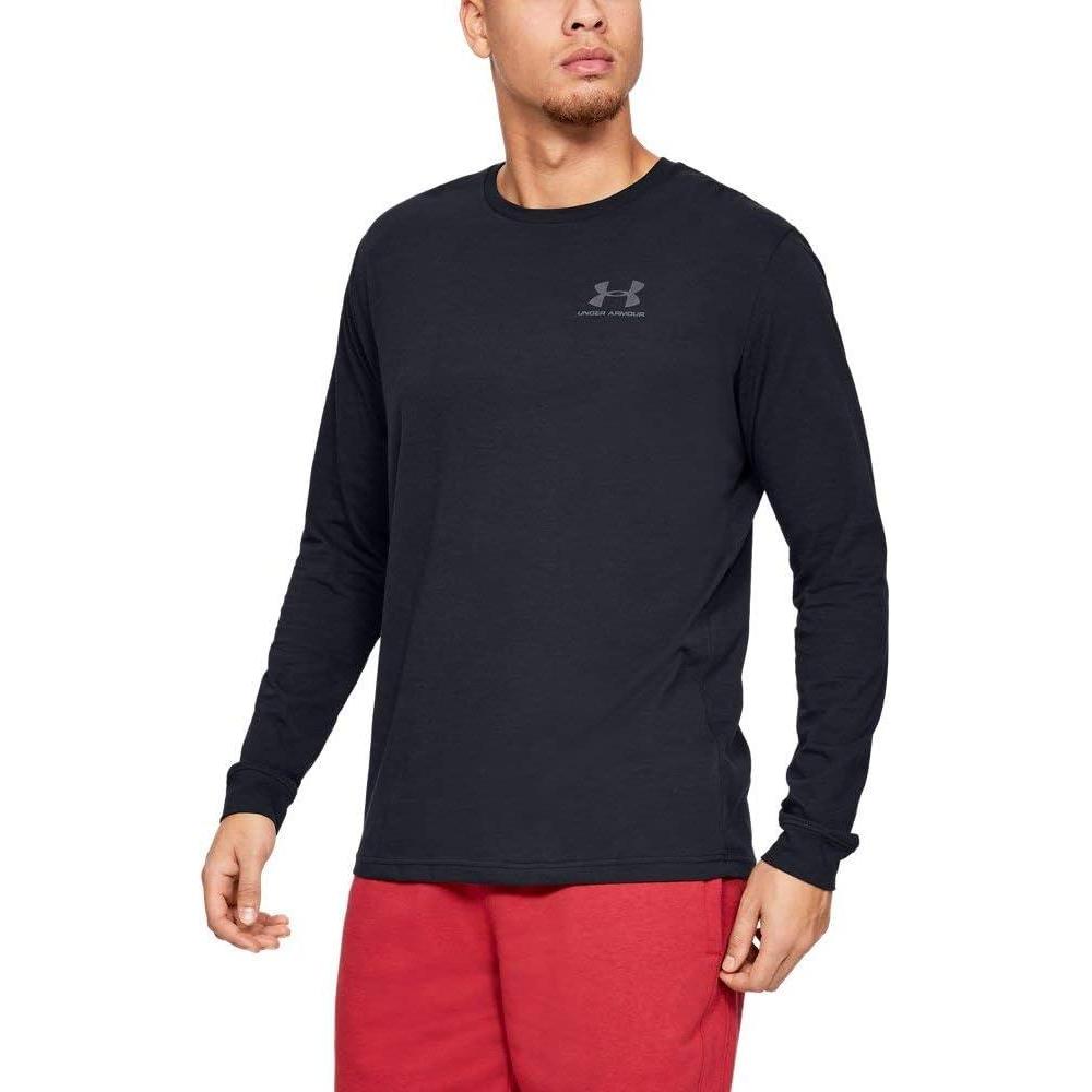 image:imageUnder Armour Mens Sportstyle Left Chest LongSleeve TShirtBlack