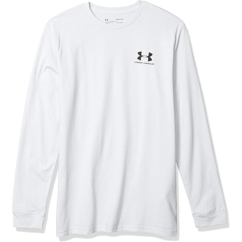 image:imageUnder Armour Mens Sportstyle Left Chest LongSleeve TShirtHalo Gray 014Black