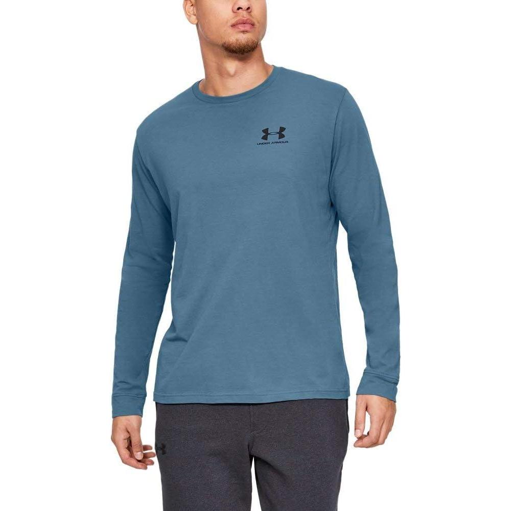 image:imageUnder Armour Mens Sportstyle Left Chest LongSleeve TShirtThunder