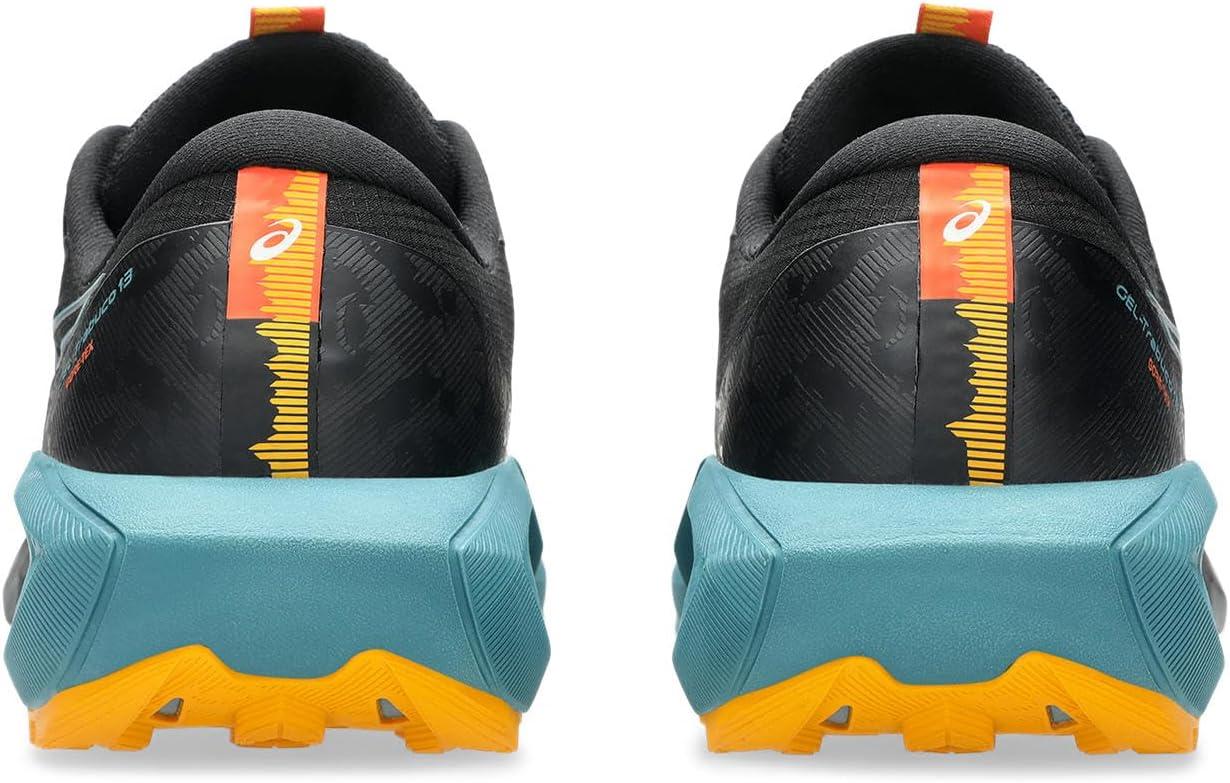 image:imageASICS Mens GelNimbus 27 Running ShoesBlack Atlan Blue
