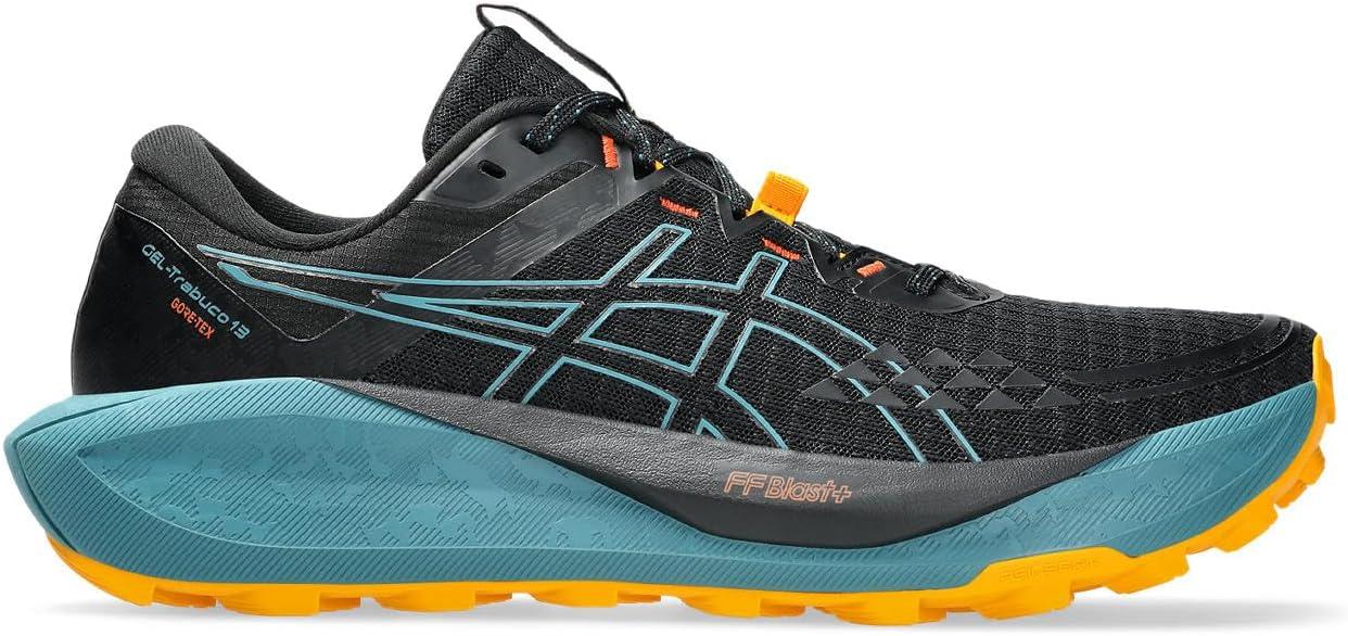 image:imageASICS Mens GelNimbus 27 Running ShoesBlack Atlantis Blue