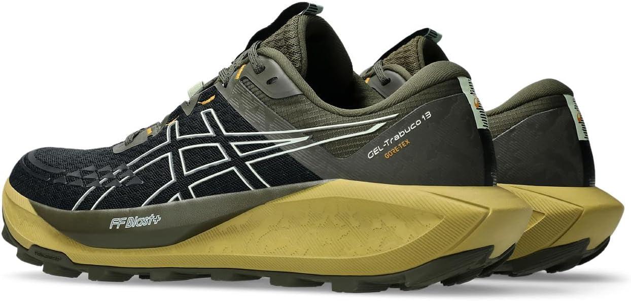 image:imageASICS Mens GelNimbus 27 Running ShoesBlack Whisper Green