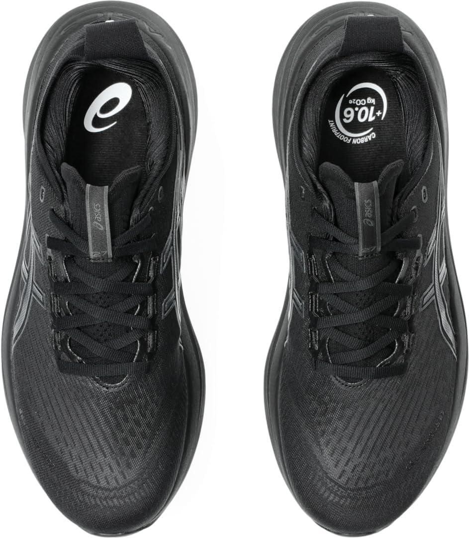 image:imageASICS Mens GelNimbus 27 Running ShoesBlackGraphite Grey