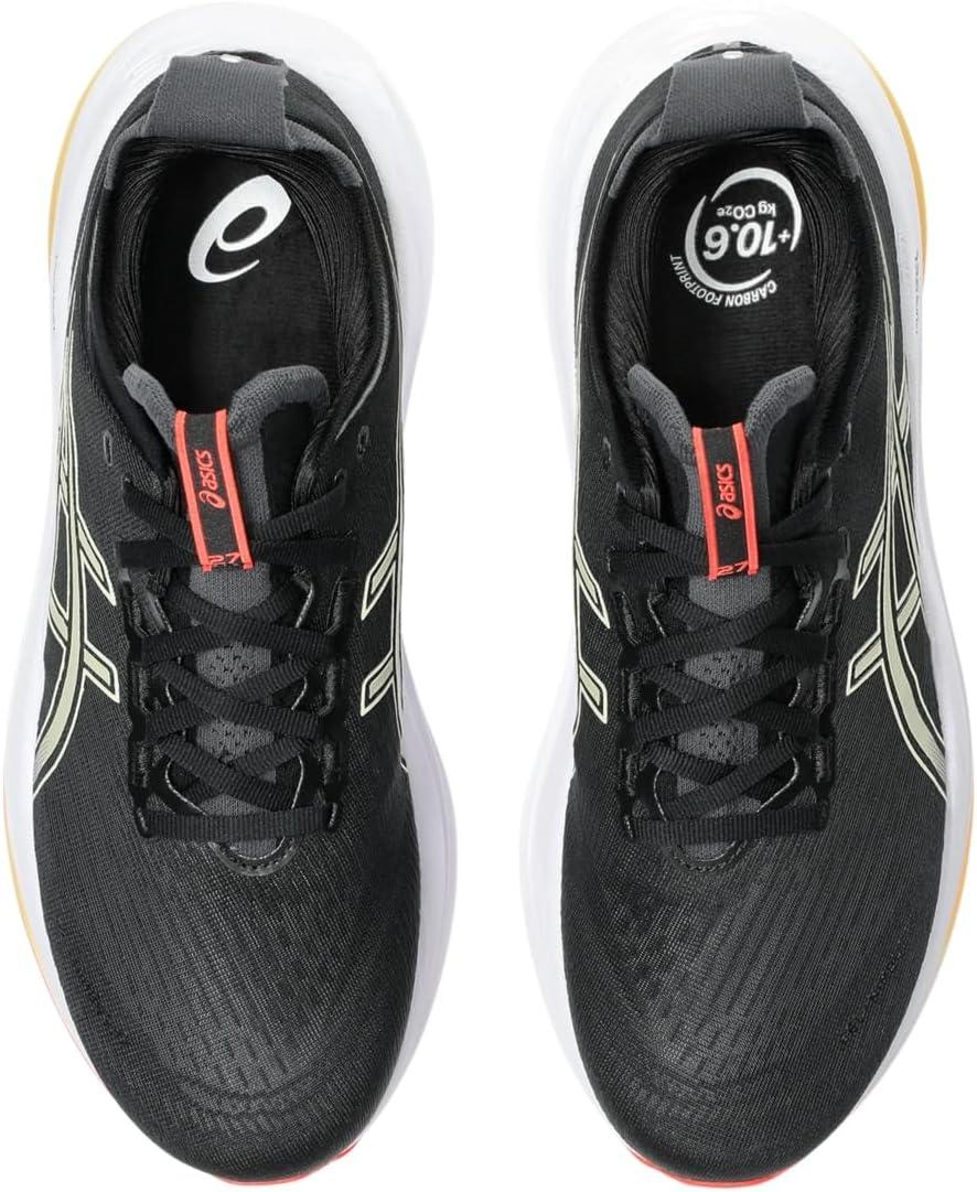 image:imageASICS Mens GelNimbus 27 Running ShoesBlackKhaki
