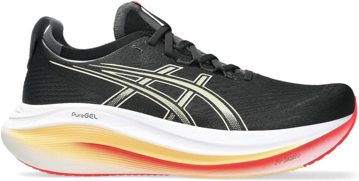 image:imageASICS Mens GelNimbus 27 Running ShoesBlackKhaki