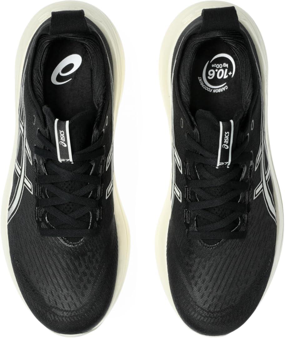 image:imageASICS Mens GelNimbus 27 Running ShoesBlackLake Grey