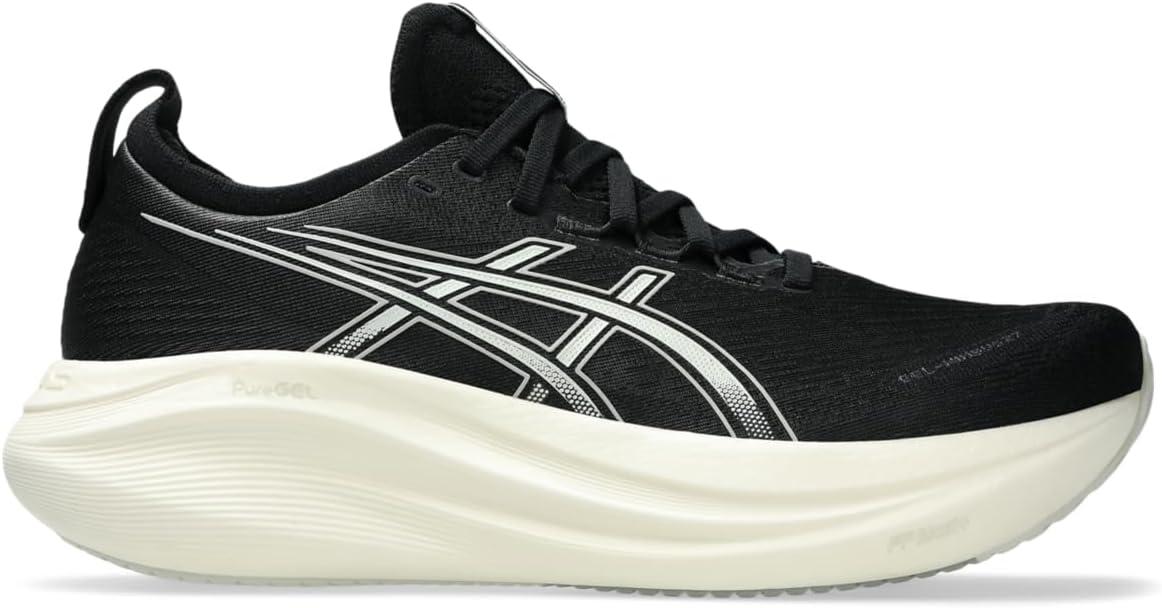 image:imageASICS Mens GelNimbus 27 Running ShoesBlackLake Grey