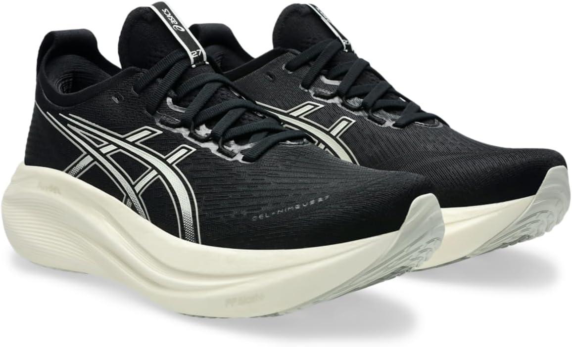image:imageASICS Mens GelNimbus 27 Running ShoesBlackLake Grey