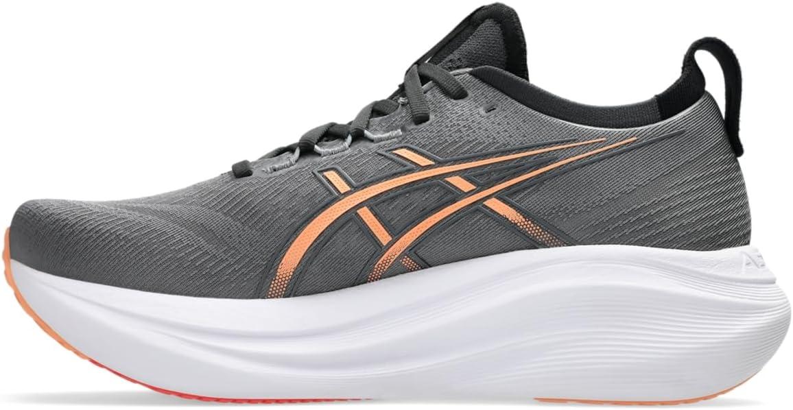 image:imageASICS Mens GelNimbus 27 Running ShoesCarbonMojave