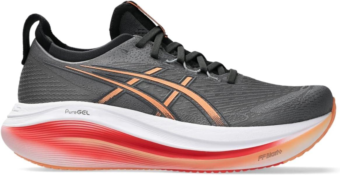 image:imageASICS Mens GelNimbus 27 Running ShoesCarbonMojave