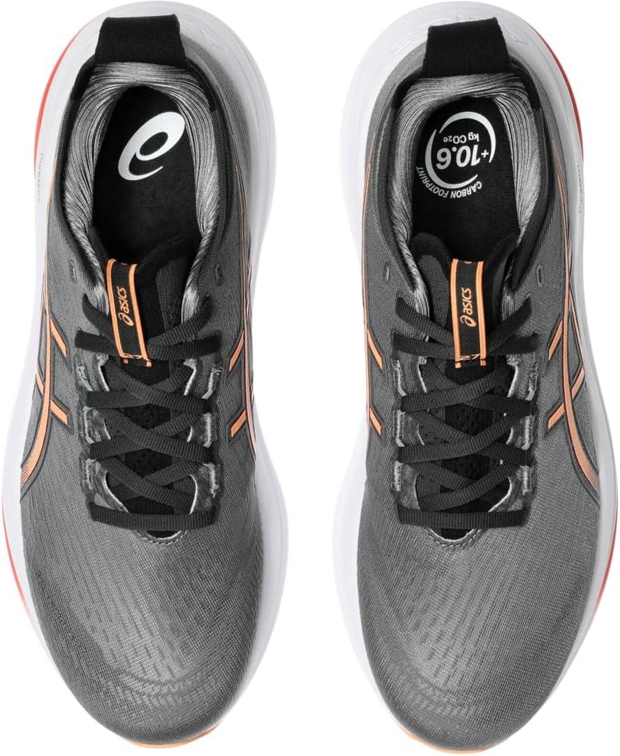 image:imageASICS Mens GelNimbus 27 Running ShoesCarbonMojave