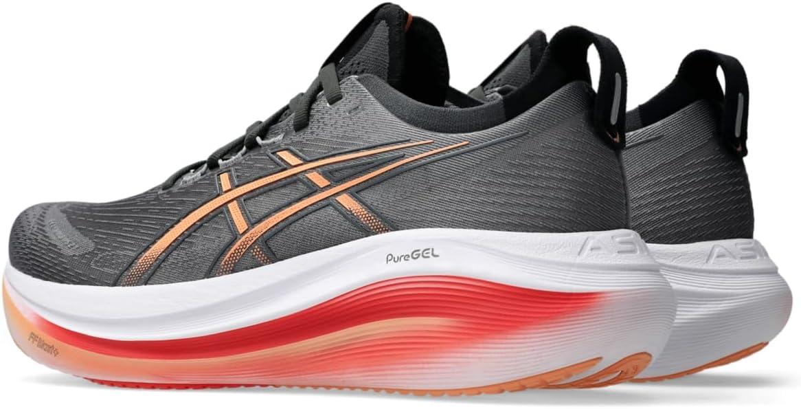 image:imageASICS Mens GelNimbus 27 Running ShoesCarbonMojave
