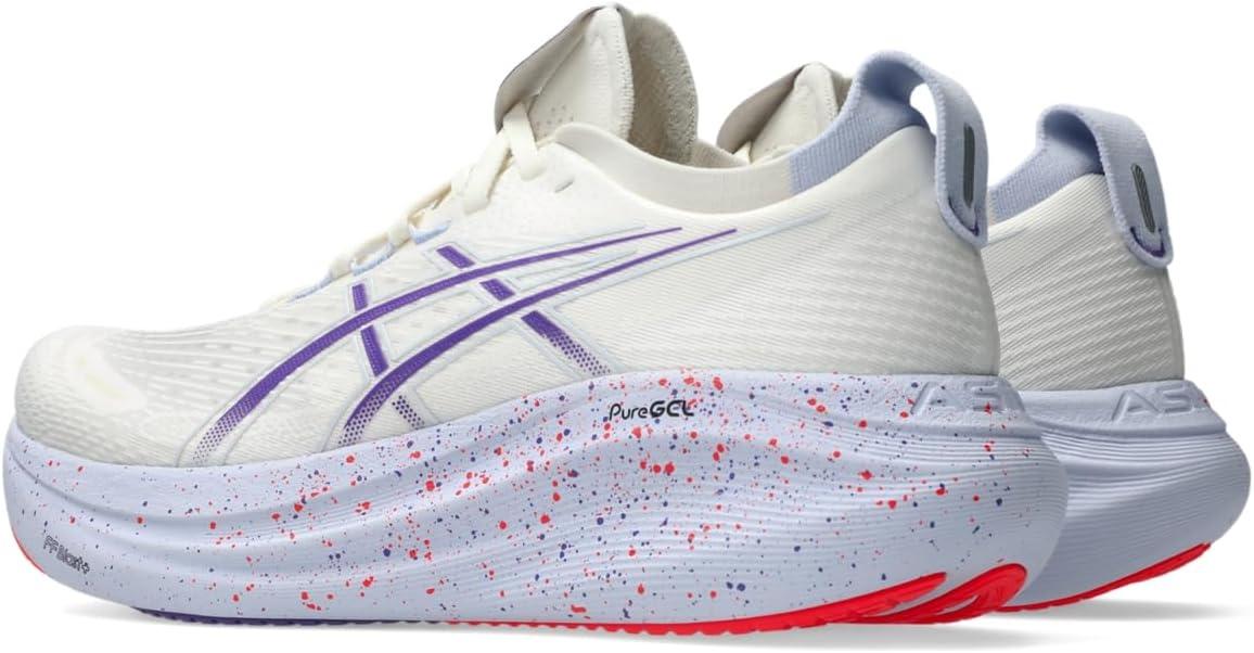 image:imageASICS Mens GelNimbus 27 Running ShoesCreamEdo Purple