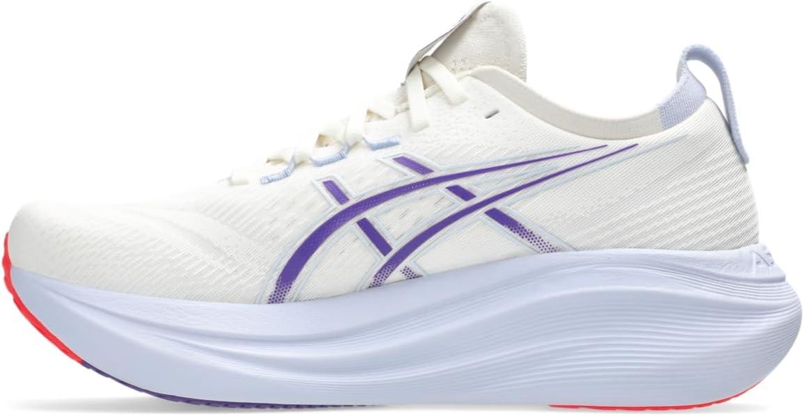 image:imageASICS Mens GelNimbus 27 Running ShoesCreamEdo Purple